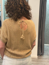 Lade das Bild in den Galerie-Viewer, Red Button Jerry lurex ajour, col.Desert