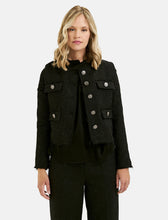 Lade das Bild in den Galerie-Viewer, Smith & Soul, Tweed Jacket, col. schwarz