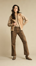 Lade das Bild in den Galerie-Viewer, Red Button Hose Kim Leopard col.mid brown