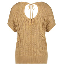 Lade das Bild in den Galerie-Viewer, Red Button Jerry lurex ajour, col.Desert