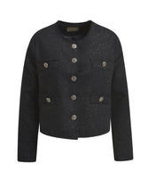 Lade das Bild in den Galerie-Viewer, Smith & Soul, Tweed Jacket, col. schwarz