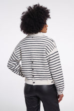 Lade das Bild in den Galerie-Viewer, Rino & Pelle Jacke Bubbly col.black white striped