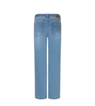 Lade das Bild in den Galerie-Viewer, Red Button Hose Colette & Belt Ecru , col.light blue