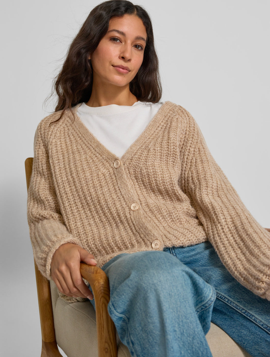 Smith & Soul Strickjacke col.sand