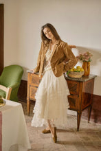 Lade das Bild in den Galerie-Viewer, Cream Clothing , Sissel - A - Linien -Rock col.whisper white
