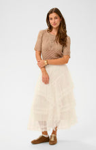 Lade das Bild in den Galerie-Viewer, Cream Clothing , Sissel - A - Linien -Rock col.whisper white
