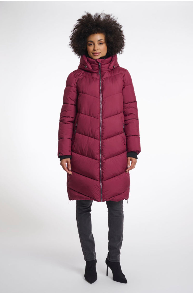 Rino & Pelle Mantel Kyna col.sugar plum