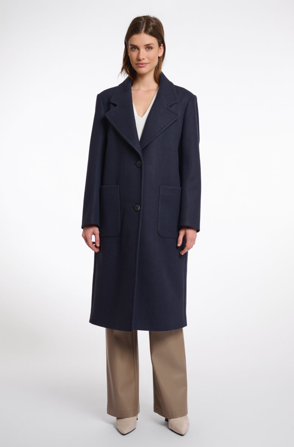 Rino & Pelle Mantel Cecile col.navy