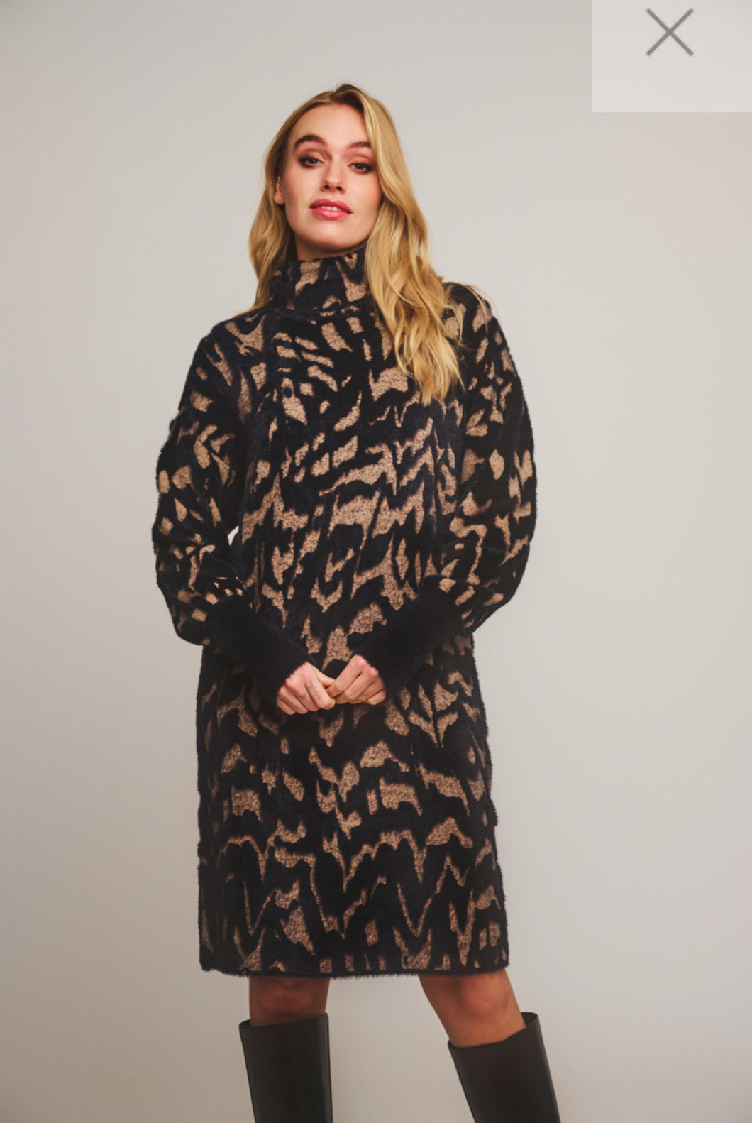 Rino & Pelle Kleid , Zinna col. Black feather