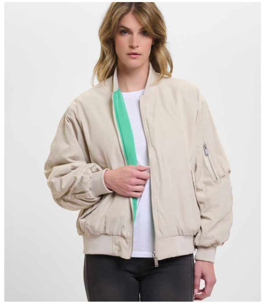 Rino & Pelle Jacke Elyn , col.beige/grün