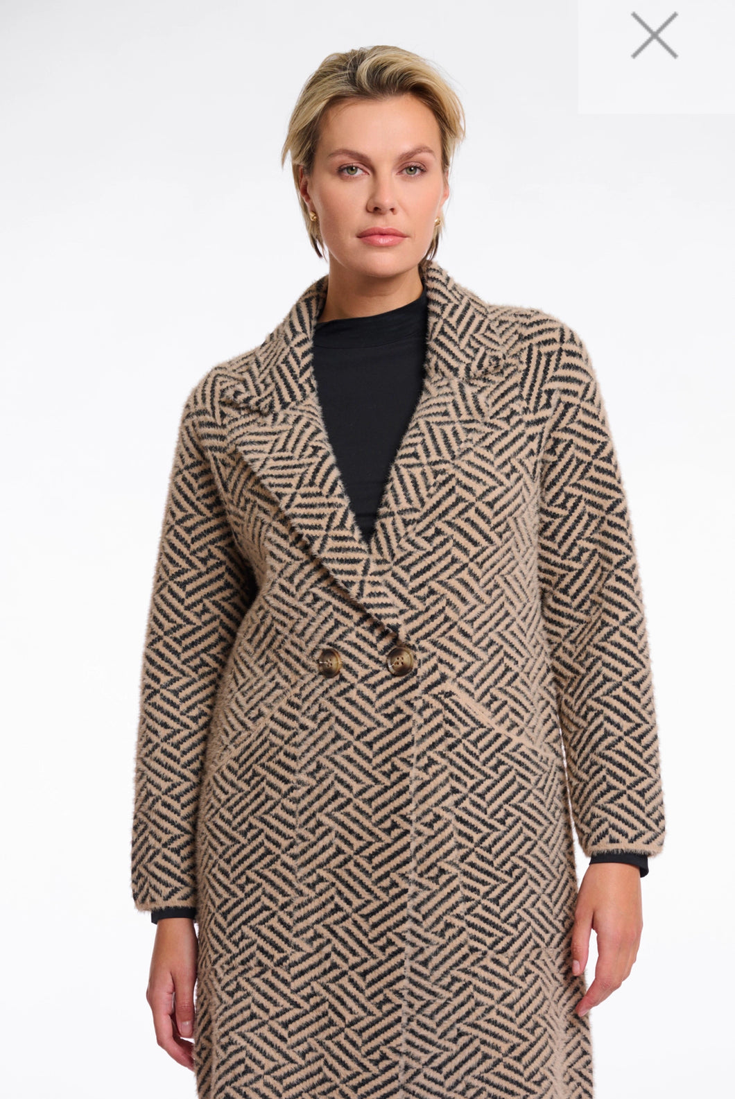 Rino & Pelle Jacke Madina col.sand graphic