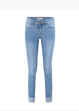 Lade das Bild in den Galerie-Viewer, Red Button Jeans, Lulu turnup, col.Light stone used
